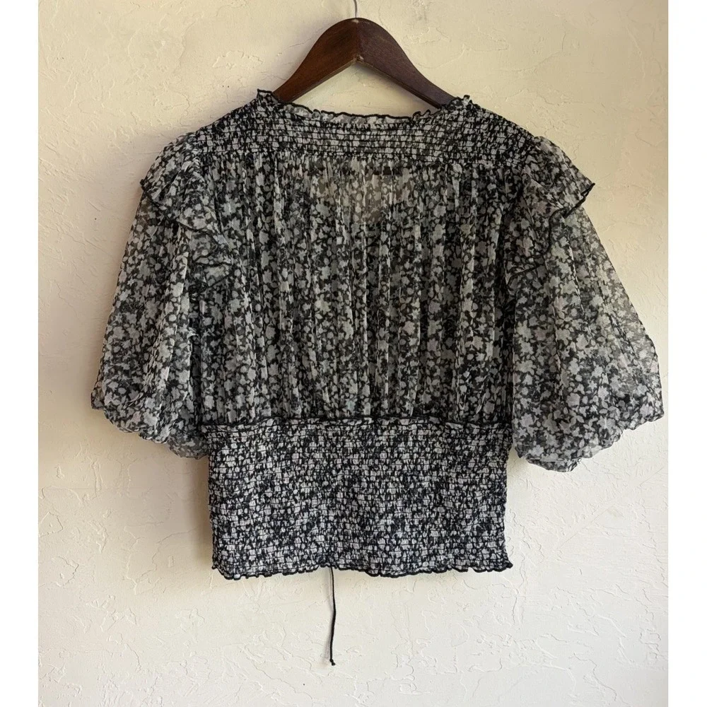 Free People sheer dark